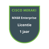 Cisco Meraki Cisco Meraki MX68 Enterprise Licentie 1 jaar