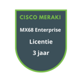 Cisco Meraki Cisco Meraki MX68 Enterprise Licentie 3 jaar