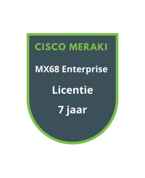 Cisco Meraki Cisco Meraki MX68 Enterprise Licentie 7 jaar