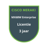 Cisco Meraki Cisco Meraki MX68W Enterprise Licentie 3 jaar