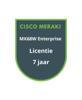 Cisco Meraki Cisco Meraki MX68W Enterprise Licentie 7 jaar