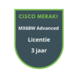 Cisco Meraki Cisco Meraki MX68W Advanced Security Licentie 3 jaar