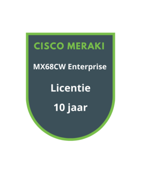 Cisco Meraki Cisco Meraki MX68CW Enterprise Licentie 10 jaar