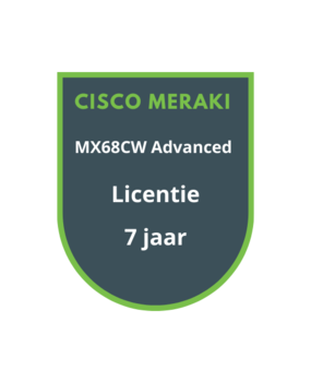 Cisco Meraki Cisco Meraki MX68CW Advanced Security Licentie 7 jaar