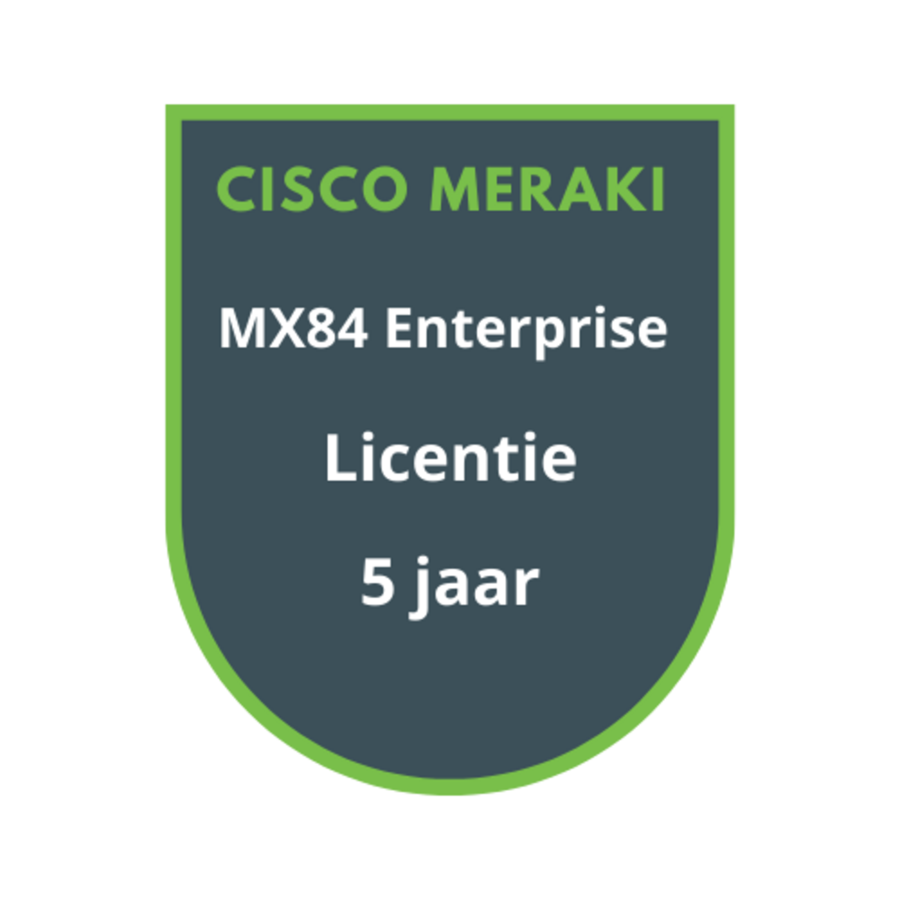 Cisco Meraki Cisco Meraki MX84 Enterprise Licentie 5 jaar
