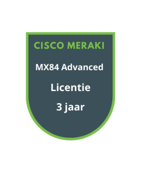 Cisco Meraki Cisco Meraki MX84 Advanced Security Licentie 3 jaar