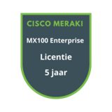 Cisco Meraki Cisco Meraki MX100 Enterprise Licentie 5 jaar