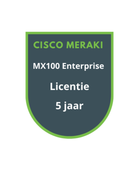 Cisco Meraki Cisco Meraki MX100 Enterprise Licentie 5 jaar