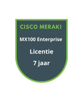 Cisco Meraki Cisco Meraki MX100 Enterprise Licentie 7 jaar