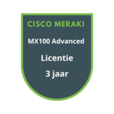 Cisco Meraki Cisco Meraki MX100 Advanced Security Licentie 3 jaar