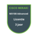 Cisco Meraki Cisco Meraki MX100 Advanced Security Licentie 3 jaar
