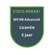 Cisco Meraki Cisco Meraki MX100 Advanced Security Licentie 5 jaar