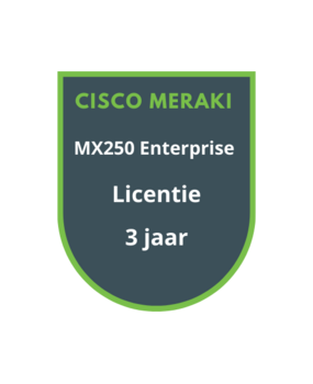 Cisco Meraki Cisco Meraki MX250 Enterprise Licentie 3 jaar