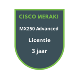Cisco Meraki Cisco Meraki MX250 Advanced Security Licentie 3 jaar