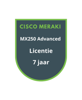Cisco Meraki Cisco Meraki MX250 Advanced Security Licentie 7 jaar