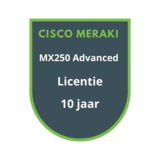 Cisco Meraki Cisco Meraki MX250 Advanced Security Licentie 10 jaar