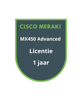 Cisco Meraki Cisco Meraki MX450 Advanced Security Licentie 1 jaar