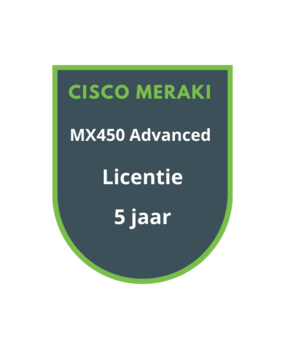 Cisco Meraki Cisco Meraki MX450 Advanced Security Licentie 5 jaar