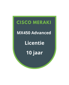Cisco Meraki Cisco Meraki MX450 Advanced Security Licentie 10 jaar