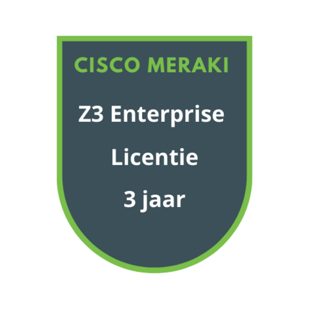 Cisco Meraki Cisco Meraki Z3 Enterprise Licentie 3 jaar