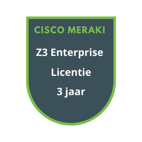 Cisco Meraki Cisco Meraki Z3 Enterprise Licentie 3 jaar