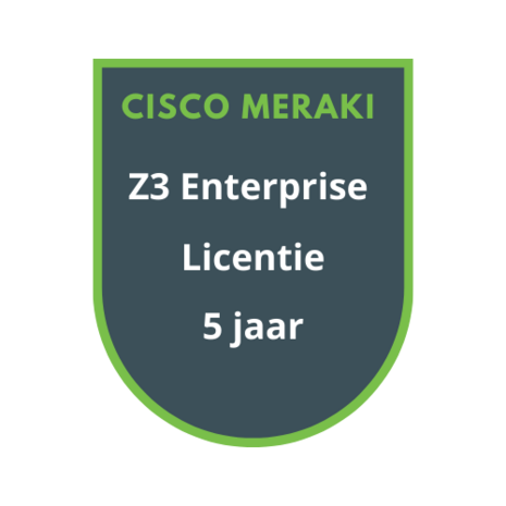 Cisco Meraki Cisco Meraki Z3 Enterprise Licentie 5 jaar