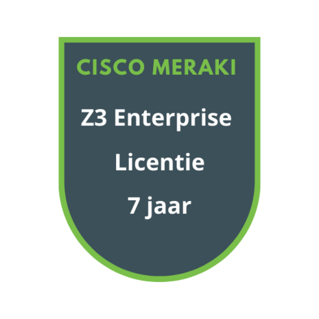 Cisco Meraki Cisco Meraki Z3 Enterprise Licentie 7 jaar