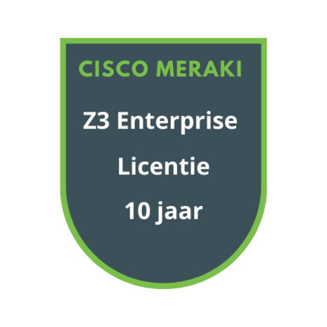 Cisco Meraki Cisco Meraki Z3 Enterprise Licentie 10 jaar