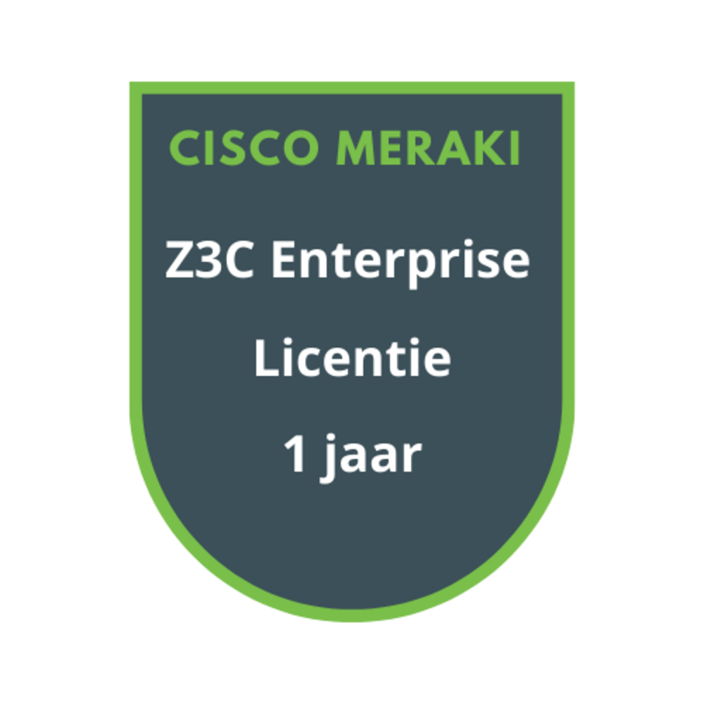 Cisco Meraki Cisco Meraki Z3C Enterprise Licentie 1 jaar