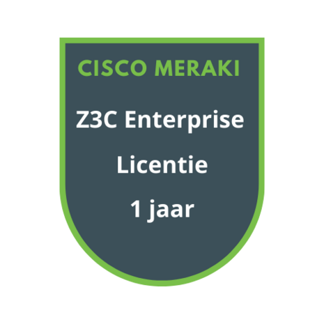 Cisco Meraki Cisco Meraki Z3C Enterprise Licentie 1 jaar