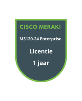 Cisco Meraki Cisco Meraki MS120-24 Enterprise Licentie 1 jaar
