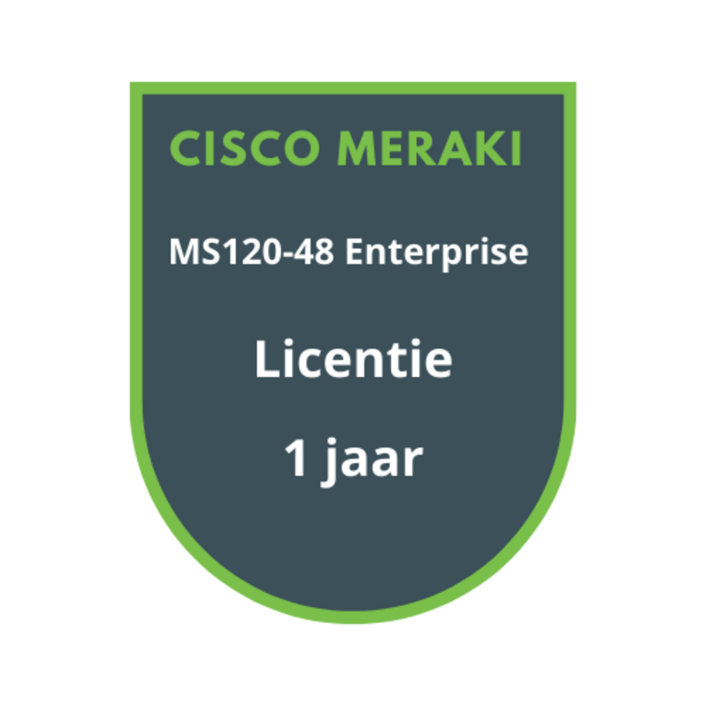 Cisco Meraki Cisco Meraki MS120-48 Enterprise Licentie 1 jaar