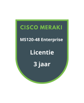 Cisco Meraki Cisco Meraki MS120-48 Enterprise Licentie 3 jaar