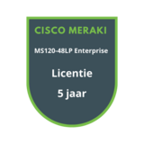 Cisco Meraki Cisco Meraki MS120-48LP Enterprise Licentie 5 jaar