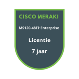Cisco Meraki Cisco Meraki MS120-48FP Enterprise Licentie 7 jaar