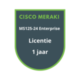 Cisco Meraki Cisco Meraki MS125-24 Enterprise Licentie 1 jaar