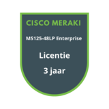 Cisco Meraki Cisco Meraki MS125-48LP Enterprise Licentie 3 jaar