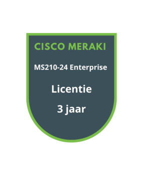 Cisco Meraki Cisco Meraki MS210-24 Enterprise Licentie 3 jaar
