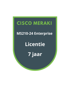Cisco Meraki Cisco Meraki MS210-24 Enterprise Licentie 7 jaar