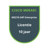Cisco Meraki MS210-24P Enterprise Licentie 10 jaar