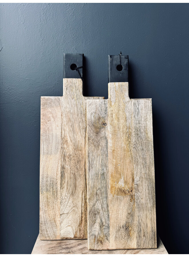Borrelplank Hout/Black
