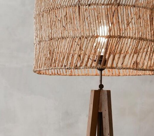 Landelijke en industriële vloerlampen