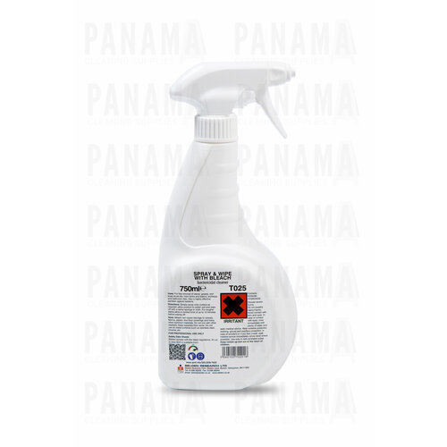 Selden Research UK Ltd Selden Spray & Wipe With Bleach - Bactericidal Cleaner 750ml