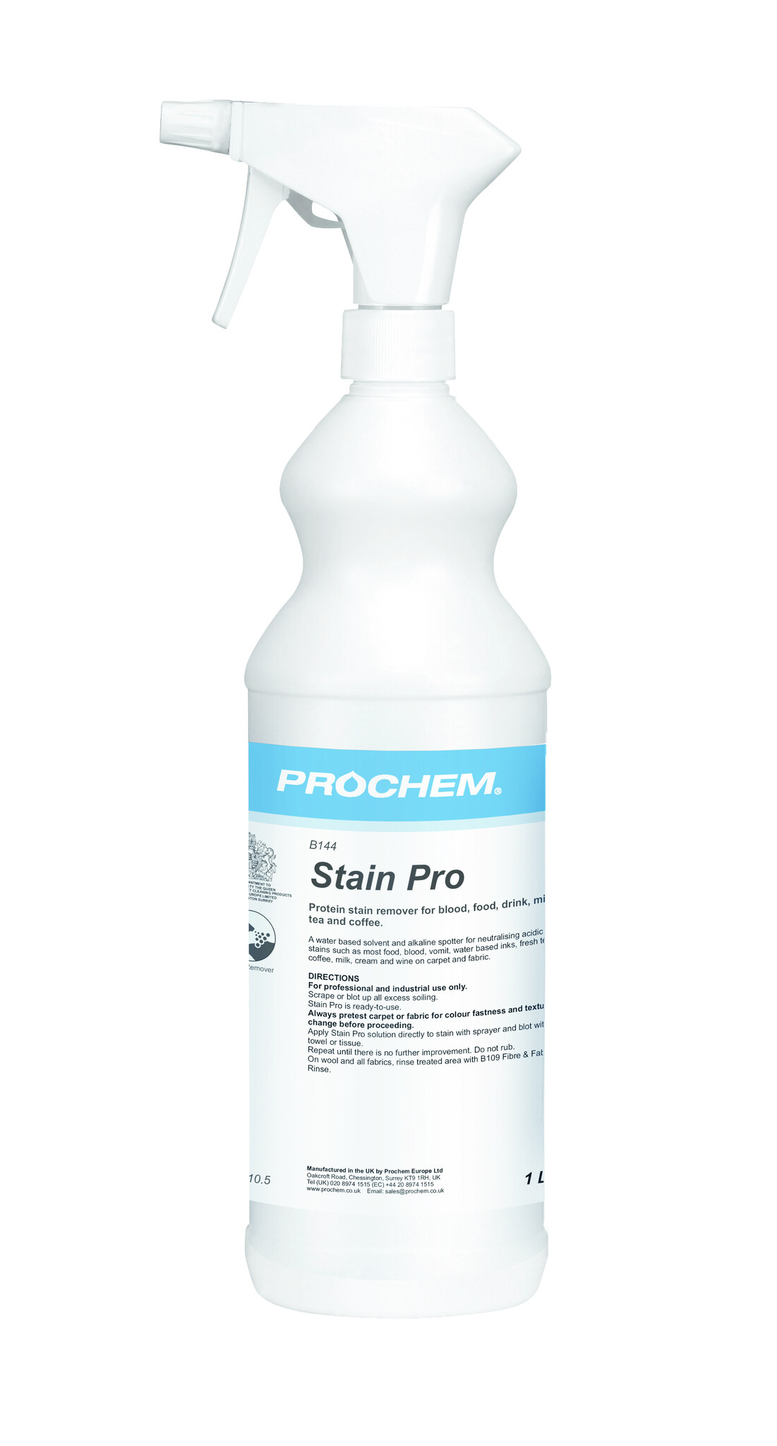 Prochem Stain Pro, Protein Remover 1ltr Panama Cleaning Supplies