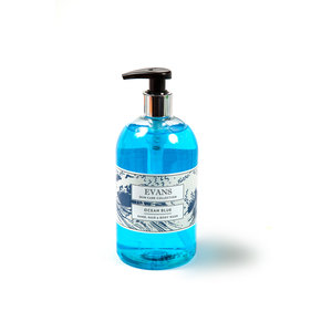 Evans Vanodine International Evans Ocean Blue 500ml - Sea Minerals Perfume Hand Wash c/w Pump