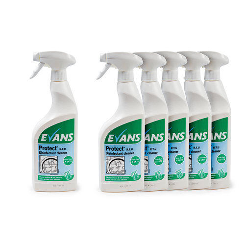 Evans Vanodine International Evans Protect™ R.T.U 750ml - Alkaline Disinfectant Cleaner