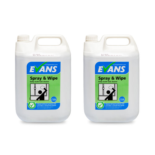 Evans Vanodine International Evans Spray & Wipe 5ltr  - Multi Purpose Cleaner