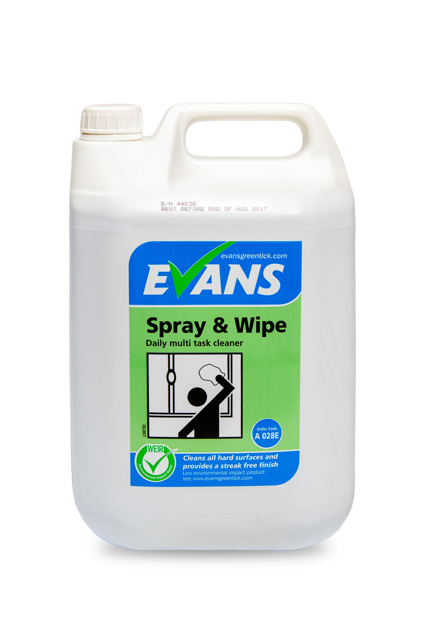 Evans Spray & Wipe 5ltr Multi Purpose Cleaner Buy Online Panama