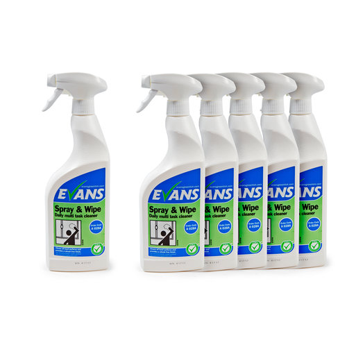 Evans Vanodine International Evans Spray & Wipe - Multi Purpose Cleaner RTU 750ml