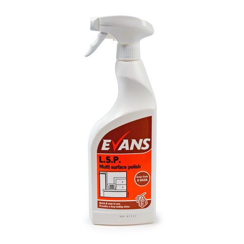 Evans Vanodine International Evans LSP - Multi Surface Liquid Spray Polish 750ml